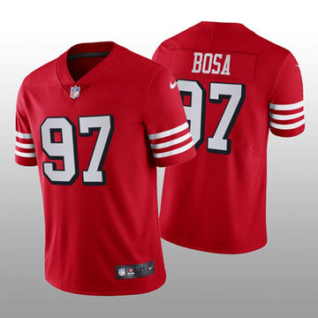 Nick Bosa New San Francisco 49ers red jersey