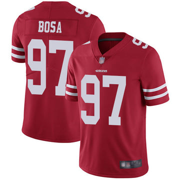 Nick Bosa San Francisco 49ers red jersey