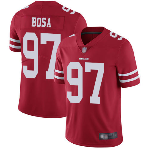 Nick Bosa San Francisco 49ers red jersey