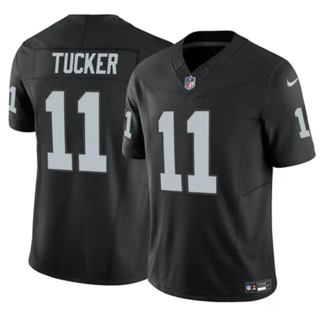 Tre Tucker Las Vegas Raiders black FUSE jersey