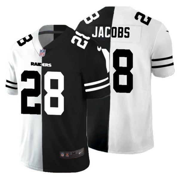 Josh Jacobs Las Vegas Raiders black Split jersey