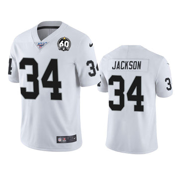 Bo Jackson Las Vegas Raiders white jersey