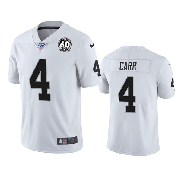 Derek Carr Las Vegas Raiders white jersey