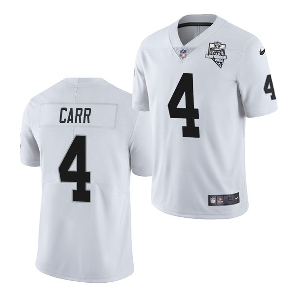 Derek Carr Las Vegas Raiders white jersey