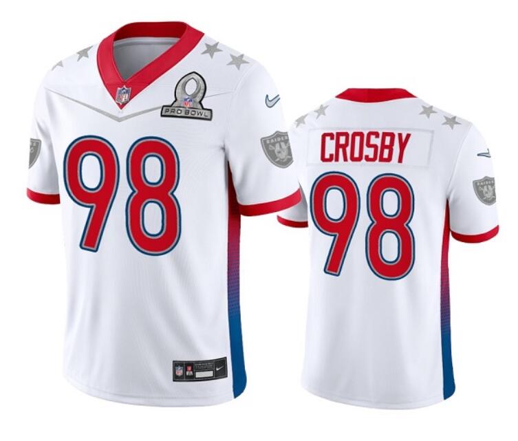 Maxx Crosby Las Vegas Raiders white jersey