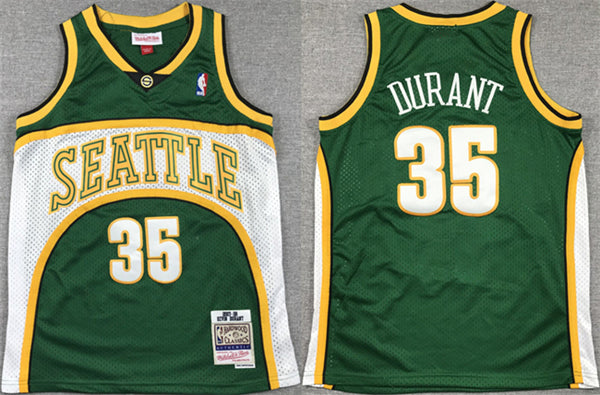 Kevin Durant Oklahoma City Thunder green jersey
