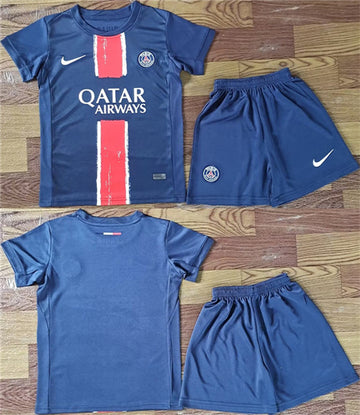 Custom Paris Saint-Germain navy jersey