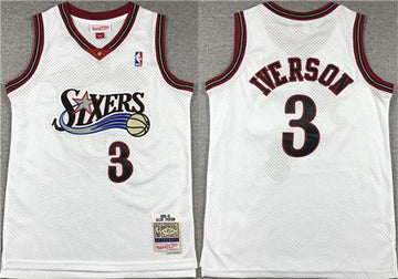 Allen Iverson Philadelphia 76ers white jersey