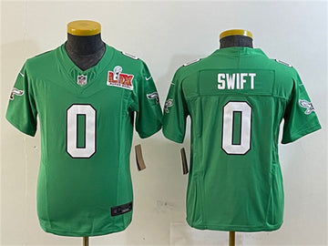 D'Andre Swift Philadelphia Eagles green FUSE jersey