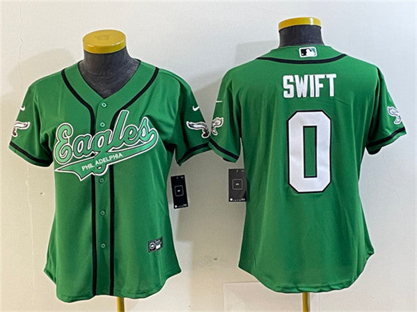 Dandre Swift Philadelphia Eagles green jersey