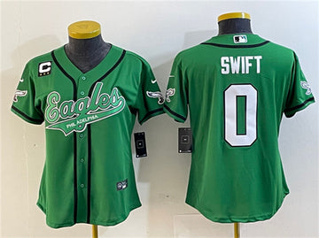 Dandre Swift Philadelphia Eagles green jersey