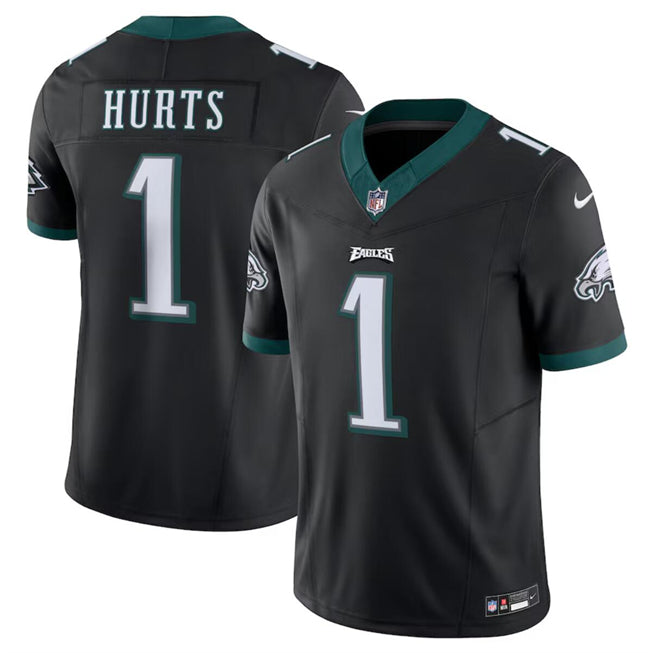 Jalen Hurts Philadelphia Eagles black FUSE jersey