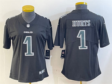 Jalen Hurts Philadelphia Eagles black Fashion jersey