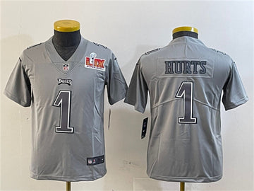 Jalen Hurts Philadelphia Eagles gray Fashion jersey