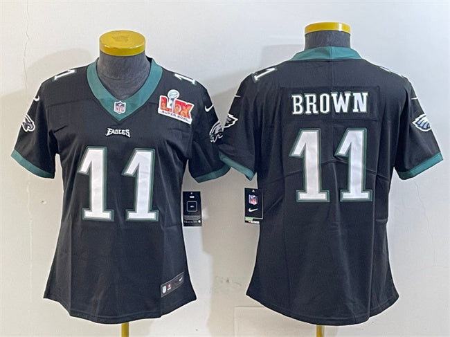 A J Philadelphia Eagles brown jersey
