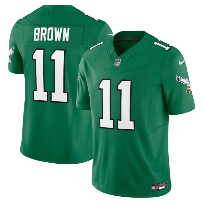 A J Philadelphia Eagles brown FUSE jersey