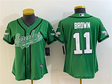 A J Philadelphia Eagles brown jersey