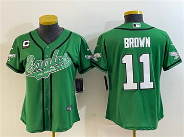 A J Philadelphia Eagles brown jersey