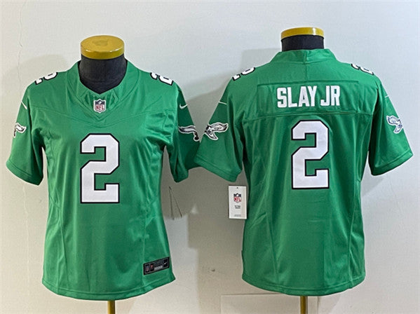 Darius Slay JR Philadelphia Eagles green FUSE jersey