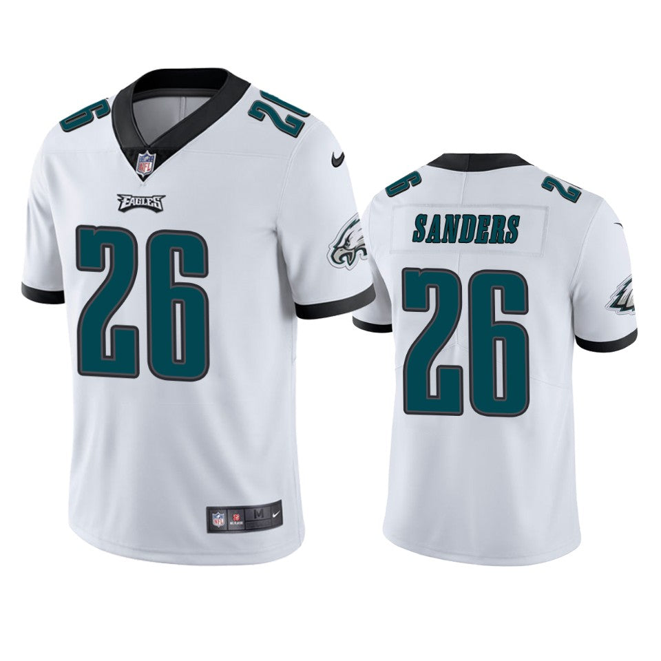 Miles Sanders Philadelphia Eagles white jersey