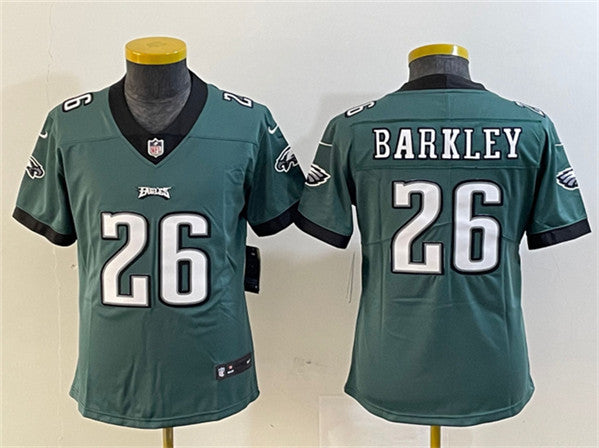 Saquon Barkley Philadelphia Eagles green jersey