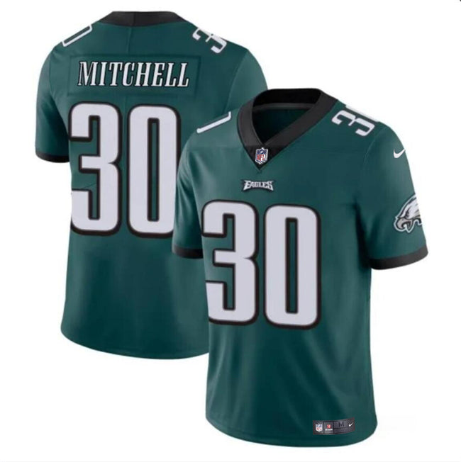 Quinyon Mitchell Philadelphia Eagles green jersey