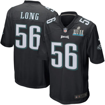 Chris Long Philadelphia Eagles black Game jersey