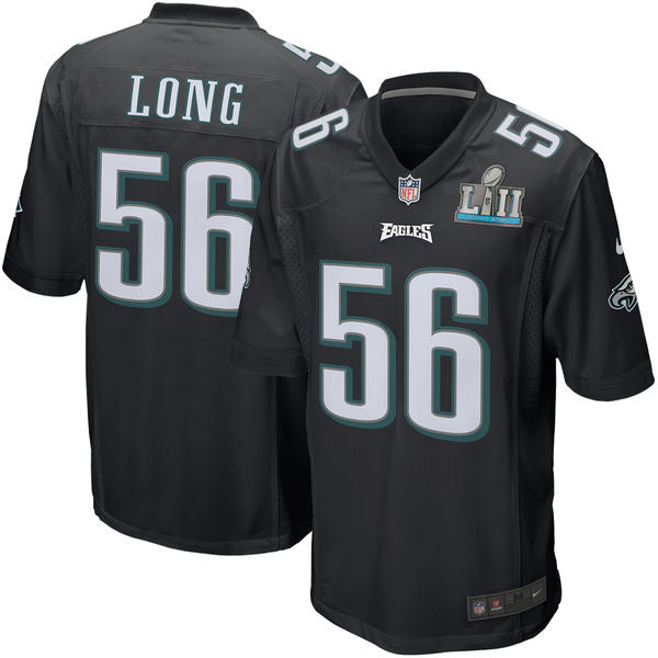 Chris Long Philadelphia Eagles black Game jersey