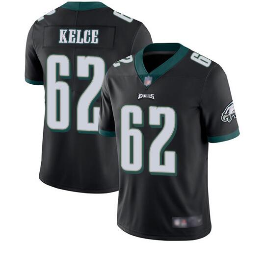 Jason Kelce Philadelphia Eagles black jersey