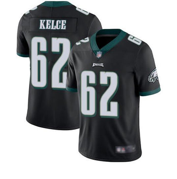 Jason Kelce Philadelphia Eagles black jersey