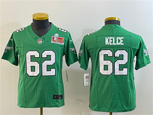 Jason Kelce Philadelphia Eagles green FUSE jersey