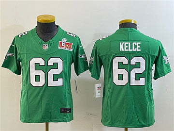 Jason Kelce Philadelphia Eagles green FUSE jersey