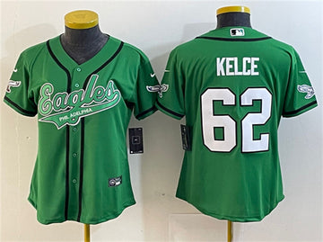 Jason Kelce Philadelphia Eagles green jersey