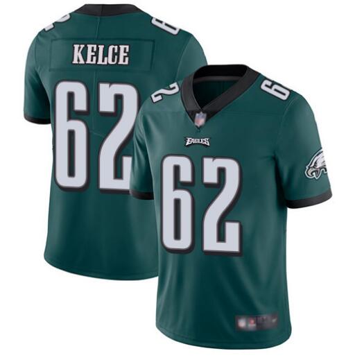 Jason Kelce Philadelphia Eagles green jersey