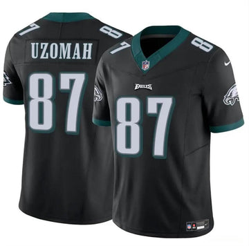 CJ Uzomah Philadelphia Eagles black FUSE jersey