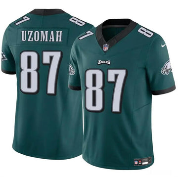 CJ Uzomah Philadelphia Eagles green FUSE jersey