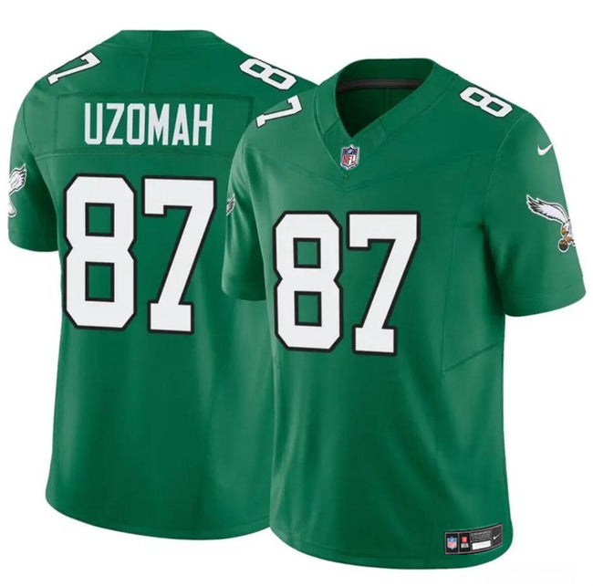CJ Uzomah Philadelphia Eagles green FUSE jersey