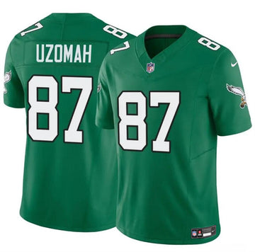 CJ Uzomah Philadelphia Eagles green FUSE jersey