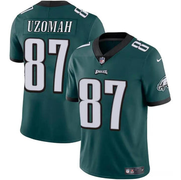 CJ Uzomah Philadelphia Eagles green jersey