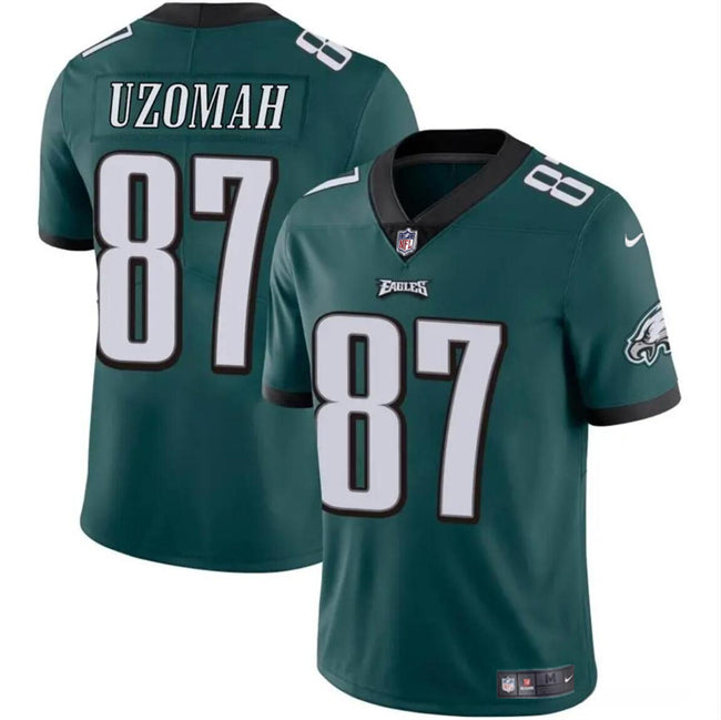CJ Uzomah Philadelphia Eagles green jersey