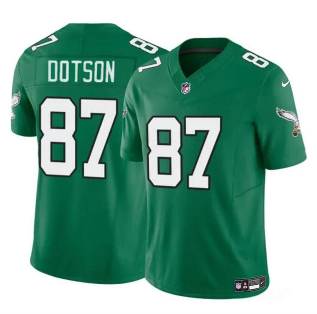 Jahan Dotson Philadelphia Eagles green FUSE jersey