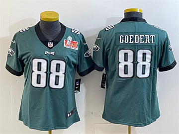 Dallas Goedert Philadelphia Eagles green jersey
