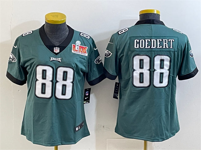 Dallas Goedert Philadelphia Eagles green jersey