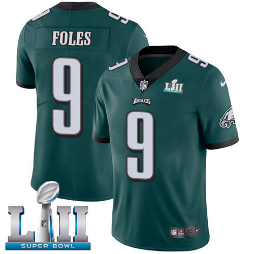 Nick Foles Philadelphia Eagles green Game jersey