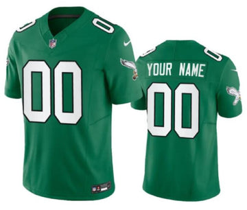 Custom Philadelphia Eagles green FUSE jersey