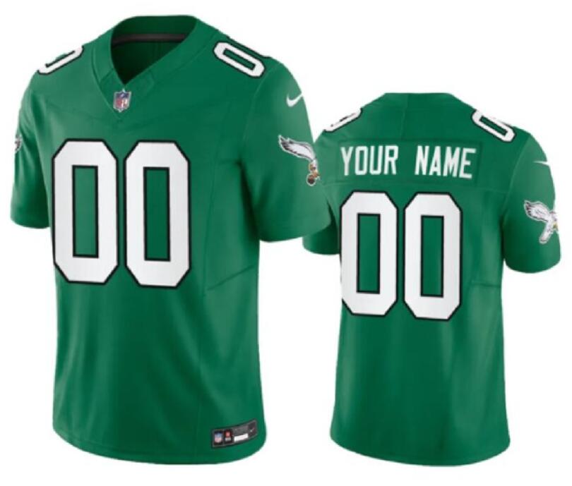 Custom Philadelphia Eagles green FUSE jersey