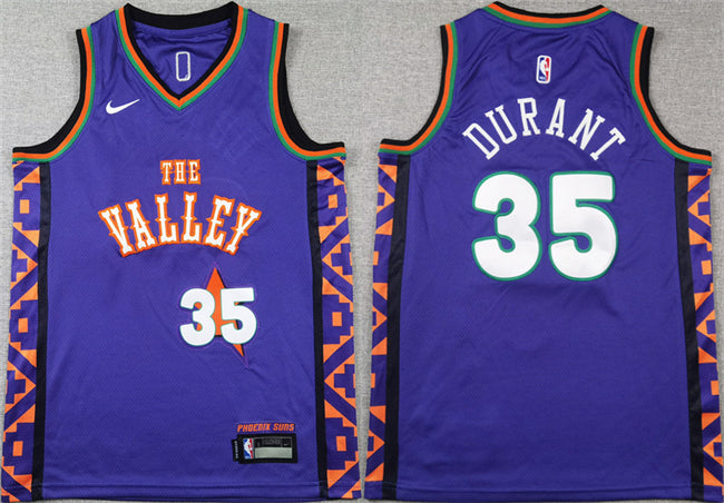 Kevin Durant Phoenix Suns purple City Edition jersey