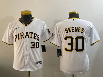 Paul Skenes Pittsburgh Pirates white jersey