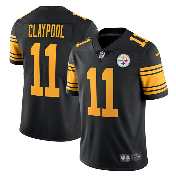 Chase Claypool Pittsburgh Steelers black Color Rush jersey