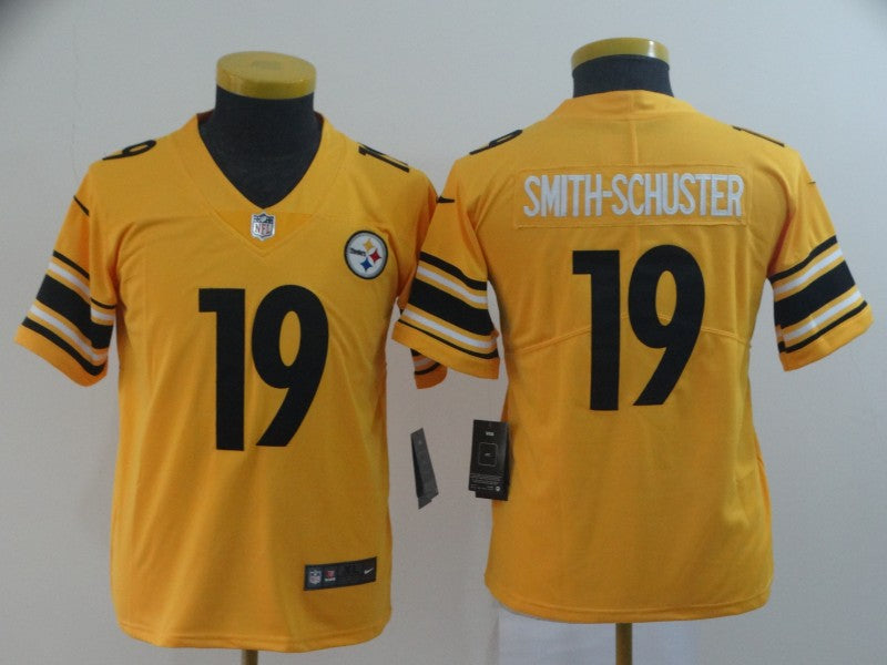 JuJu Smith-Schuster Pittsburgh Steelers gold Inverted Legend jersey